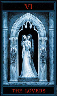 哥特塔罗 - the gothic tarot - 恋人 - the lovers