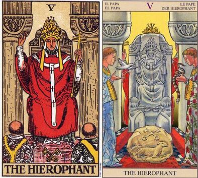 > 正文     塔罗牌主牌牌灵:圣职者     牌名:圣职者 thehierophant